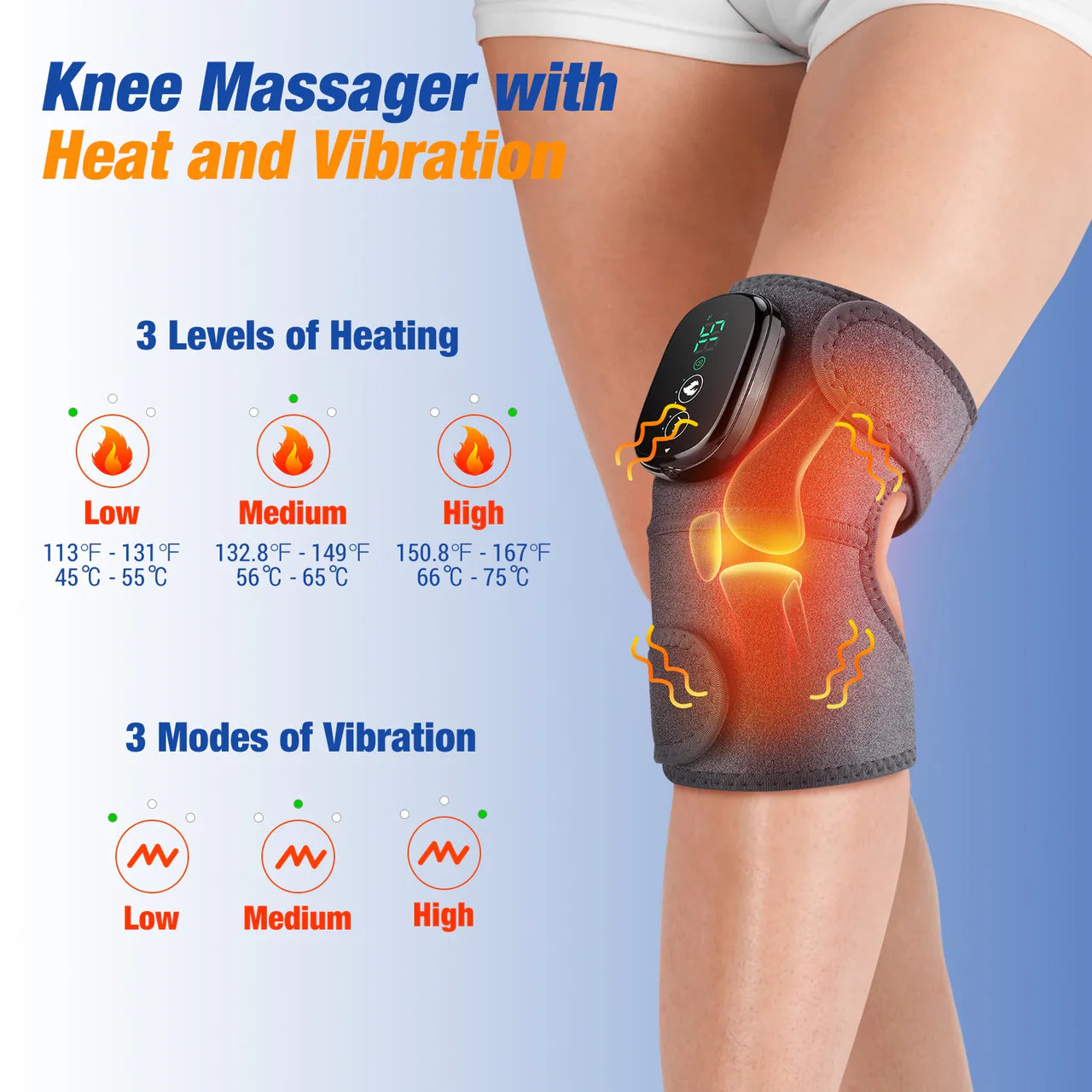 Vogue -Hague™ - Knie Verwarming Massager